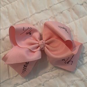 Pink Bow signed by the Dance Moms
